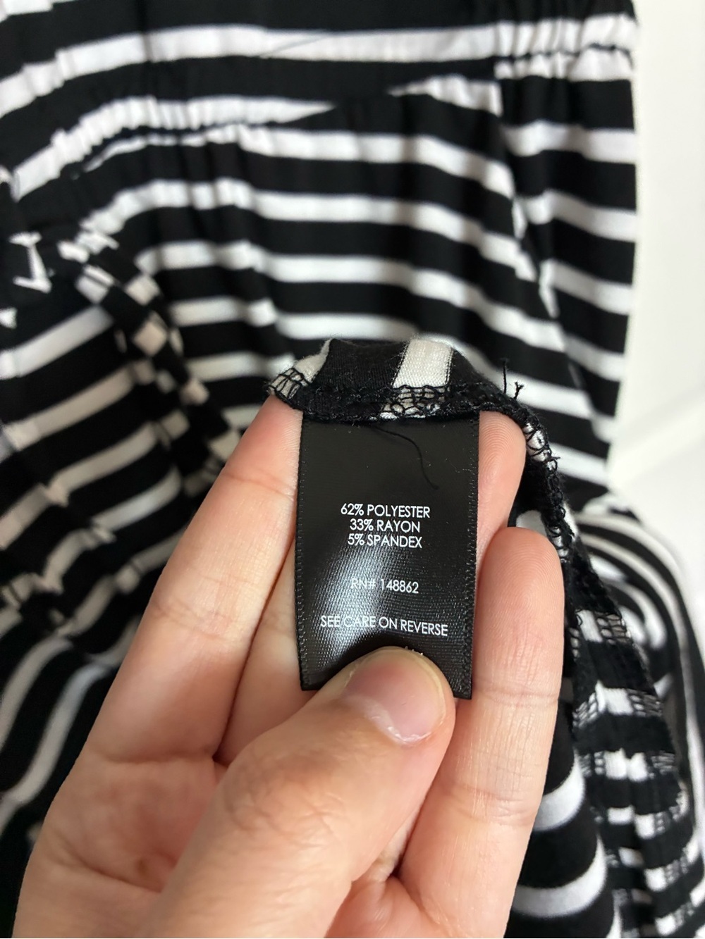 Torrid Goth Black & White Striped Sleeveless Dress Pockets NWT size - Picture 16 of 16